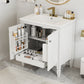 30" Bathroom Vanity with Sink and Two Doors