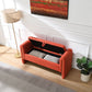 Modern Teddy Upholstered Large Bed End Bench With Arms And Storage - view 11