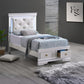 Verona G6735B-TSB Twin Bed in Pearl