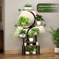 8-Tiered Indoor Plant Stand with Grow Lights