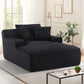 Cloudline - Oversized Chaise Lounge, Modern Comfy Couch With Full Foam Cushioning, Cozy Sleeper Sofabed - view 4