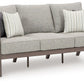 Hillside Barn - Sofa With Cushion - Gray / Brown