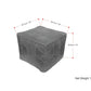 Morden 18 Inch Wide Square Pouf