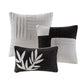 7 Piece Faux Suede Comforter Set Grey Cal King