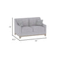 Gray Loveseat