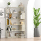 90cm Freestanding Corner Bookshelf