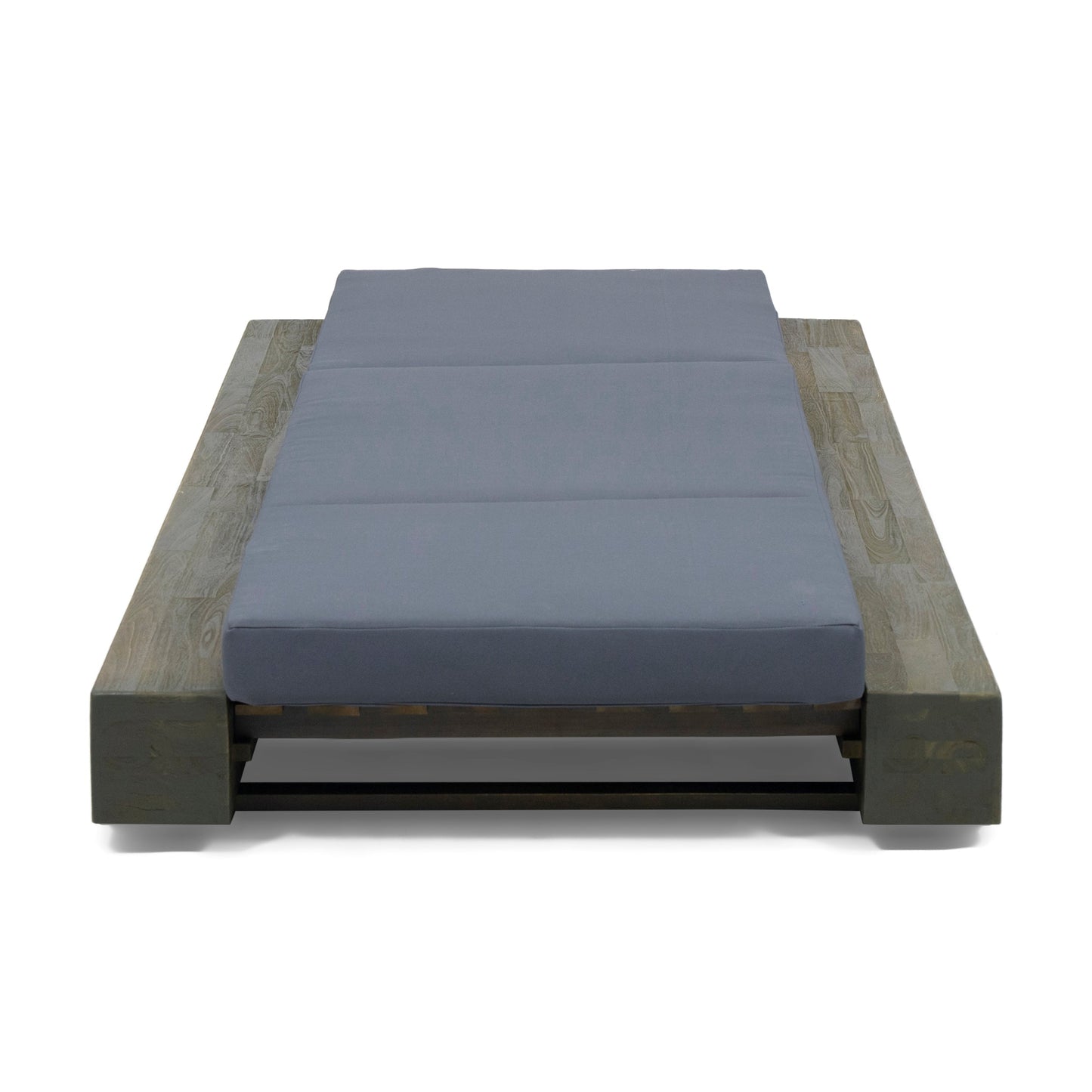 Gray Broadway/Ian Chaise Lounge Cushion (Triple Folds)