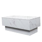 Coffee Table with Sliding Tabletop and Hidden Storage