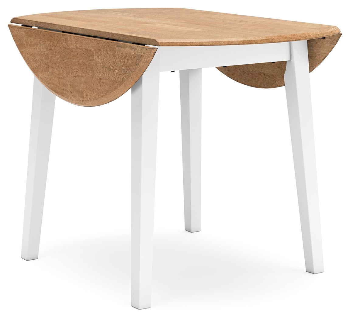 Gesthaven - Round Dining Room Drop Leaf Table Set - view 4