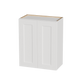 White Shaker Solid Wood Wall Cabinet with Soft-Close Doors