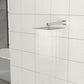 16" Wall Mounted Shower Arm with Flange, Brushed Nickel