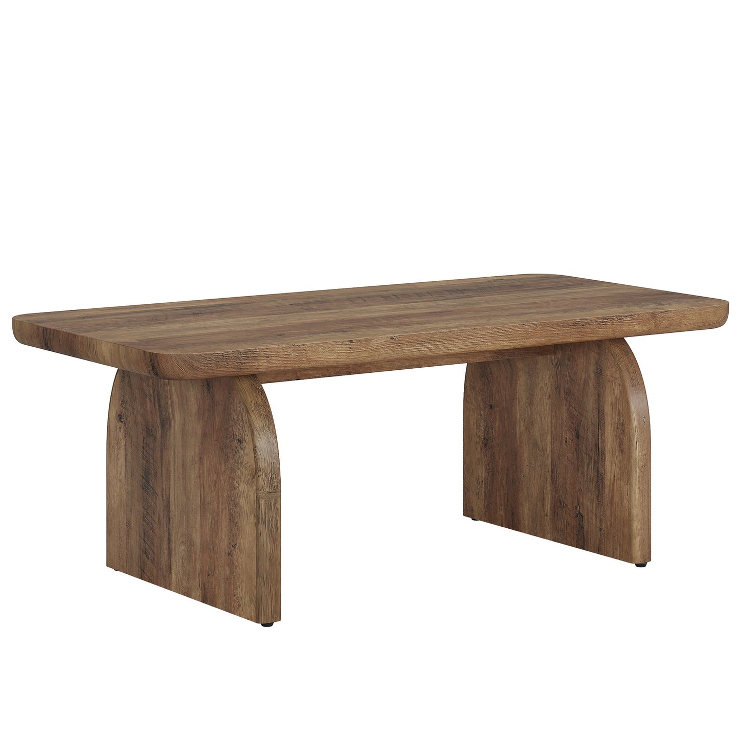 47" Rustic Brown Rectangle Coffee Table