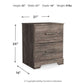 Ralinksi - Two Drawer Night Stand - Gray