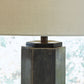 Dirkton - Metal Table Lamp  - Antique Pewter Finish