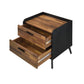 Jiranty - Accent Table - Walnut & Black
