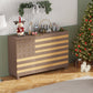 55-Inch Hand-Carved Buffet Sideboard Cabinet