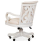 Bronwyn - Fully Upholstered Swivel Chair - Alabaster