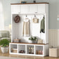 Vibe Haus 59''W Entryway Hall Tree with Bench and Storage