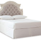 Realyn - Full UPH Panel Headboard - Chipped White