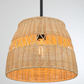 Essence Single Lights Pendant With Rattan Shade