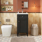 16-Inch Bathroom Vanity with Ceramic Sink