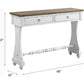 Carminda - Console Table - Antique White