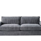 Luxe - Sofa With Sleek Design, Spacious And Comfortable 3 Seater Couch - view 6