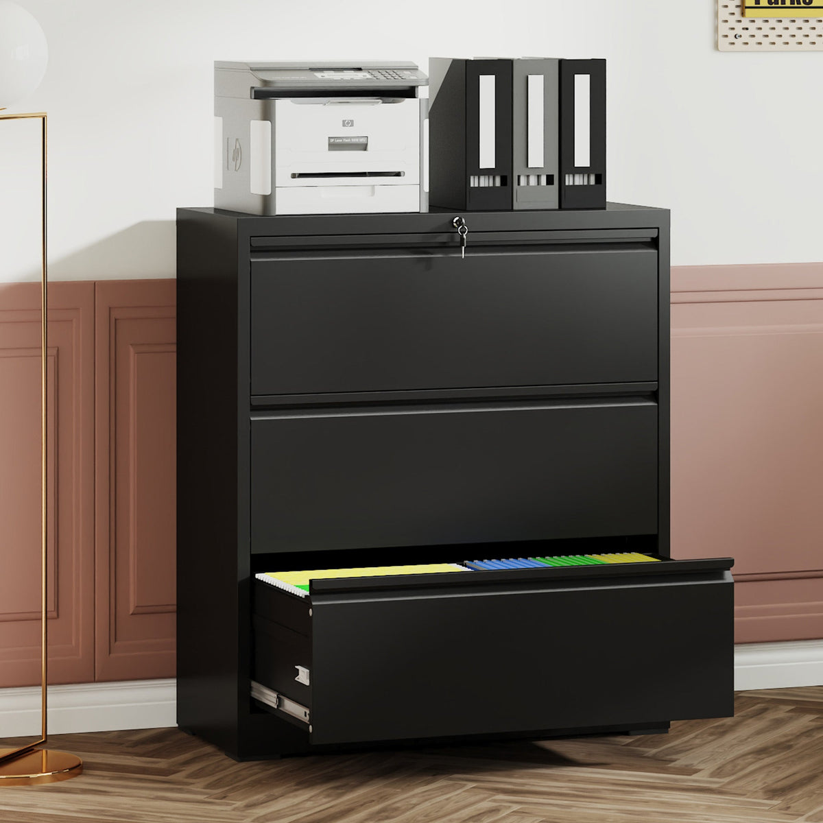 3 Drawer Lateral File Cabinet