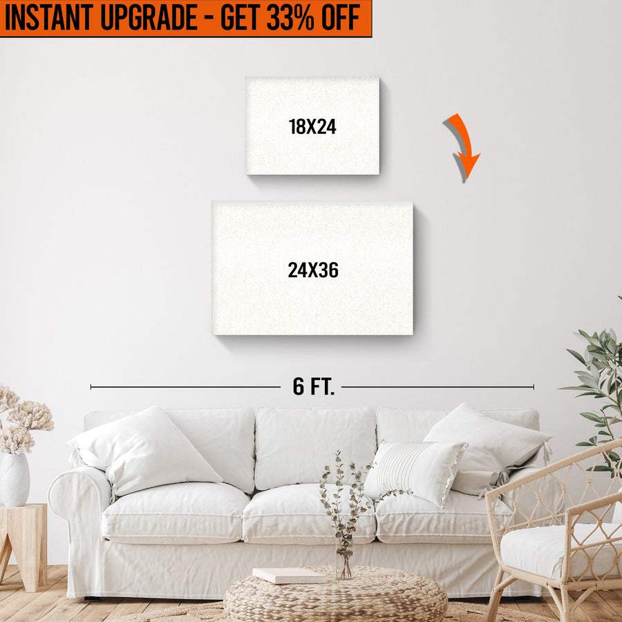Upgrade Your 18x24 Inches Canvas To 36x24 Inches Canvas