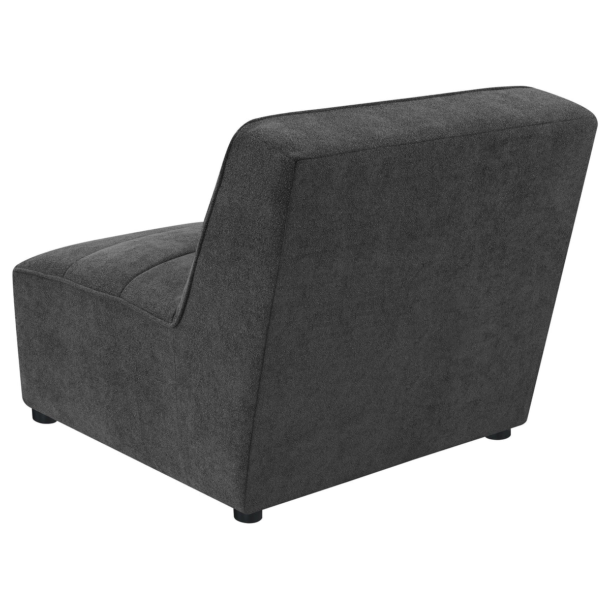Ortega Dark Armless Chair