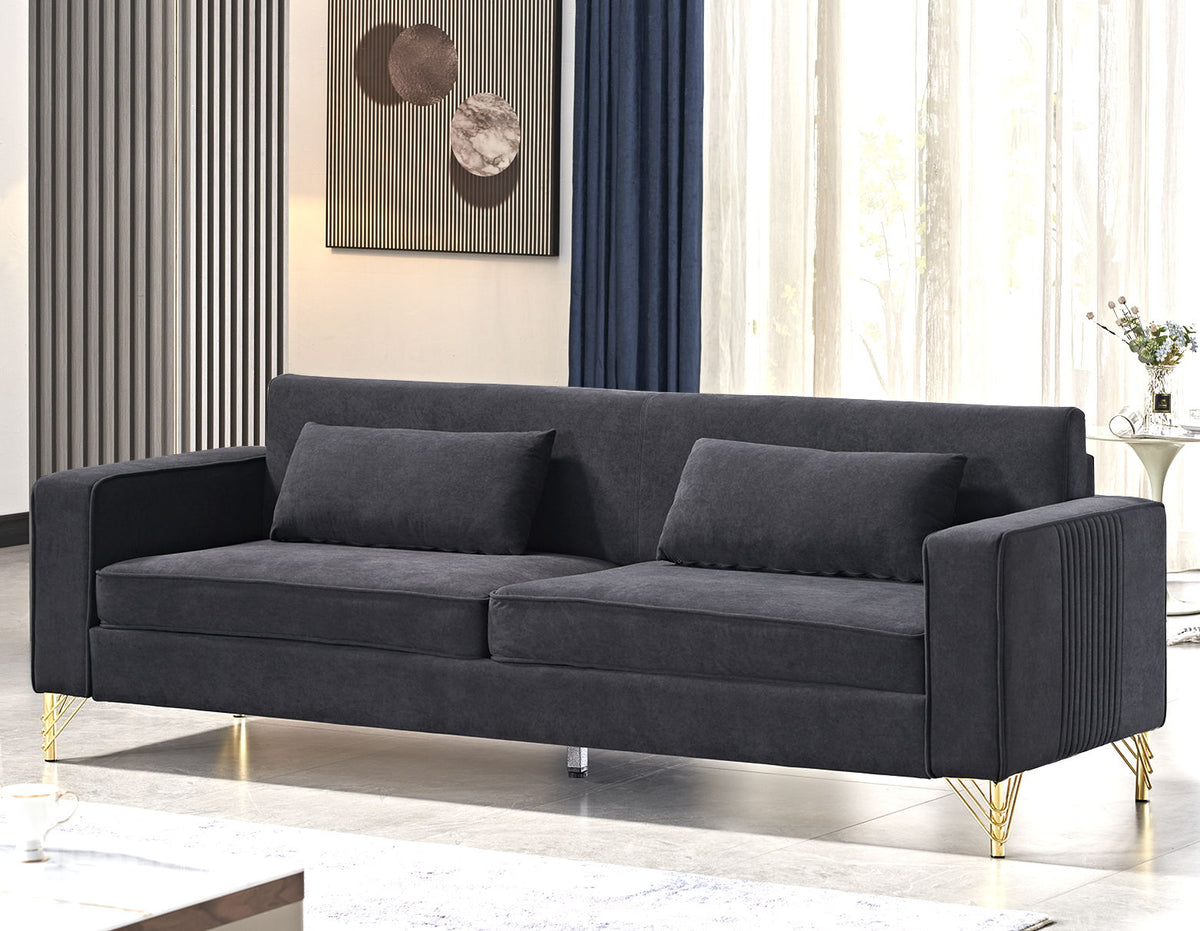 Aesthetic 3 Seater Couch With Classic Modern Appeal And Luxurious Soft Comfort - view 7