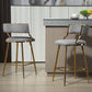 Set of 2, 26'' Counter Height Bar Stools - Grey