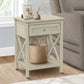Antique 2-Tier Accent Table