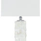 Malise - Alabaster Table Lamp  - White