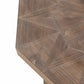 Wood Octagonal Vintage Patchwork Coffee Table
