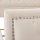 Marcella Upholstered Shelter Headboard Bed Set