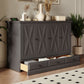 Solid Pine Murphy Bed Chest Cube Cabinet Bed With Charging Station And Large Storage Drawer For Home Office - view 5
