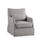 Skirted Swivel Chair