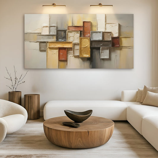 Minimalist Abstract Shape Pattern Wall Art Decor