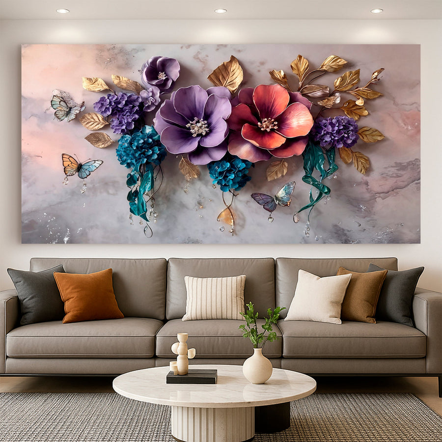 Floral Symphony Wall Art