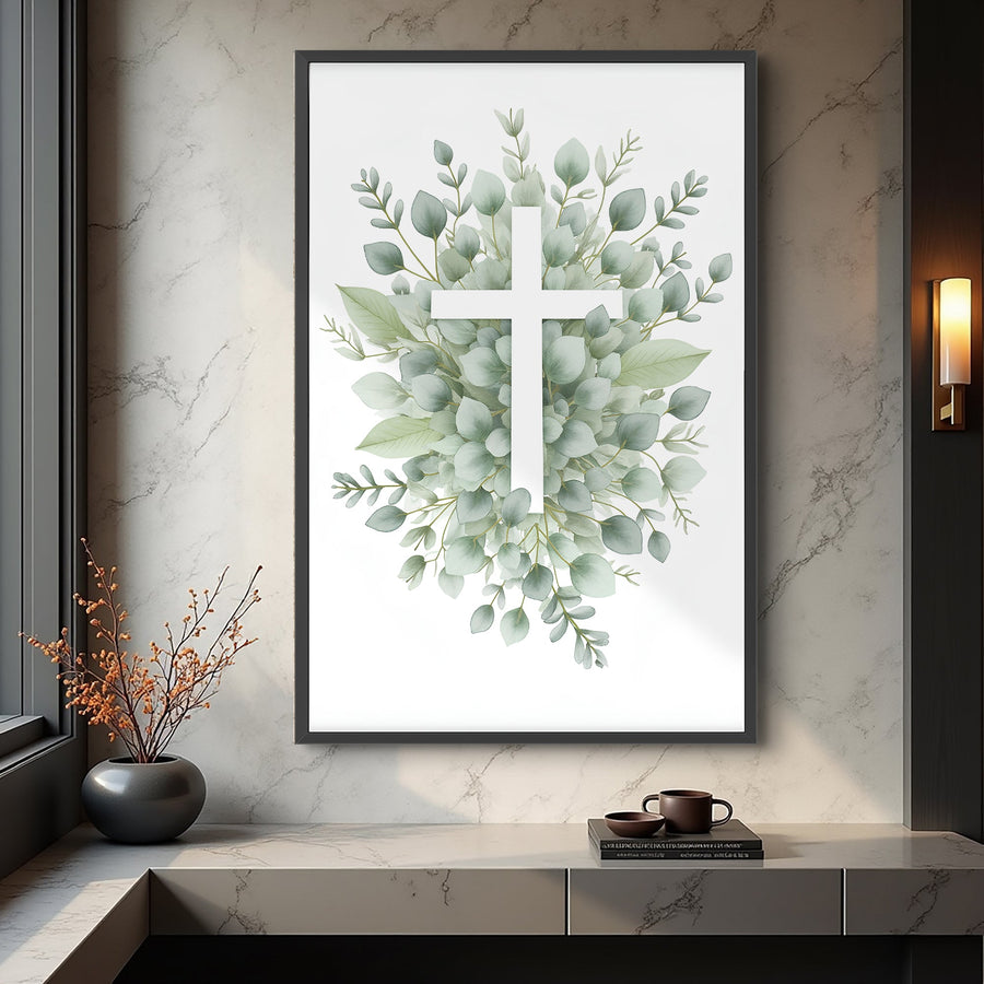 Minimalist Cross Faith Wall Art