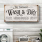 Personalized Laundry Service Sign