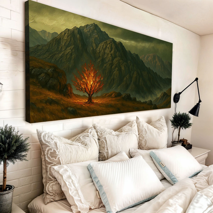 Burning Bush - Faith Wall Art III