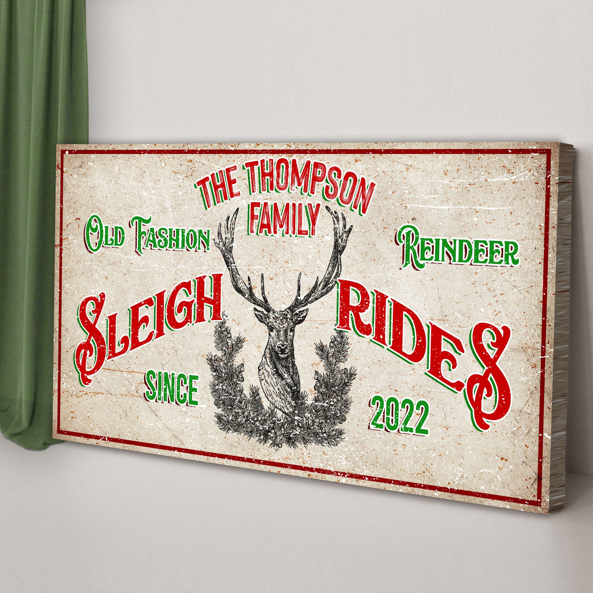 Christmas Reindeer Sign - view 3
