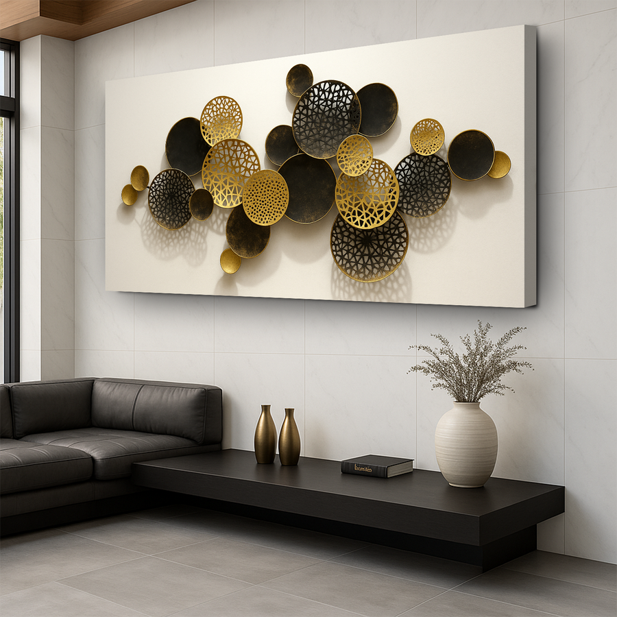 Lotus Leaf Abstract Wall Art V