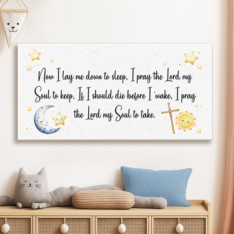 I Lay Me Down To Sleep Faith Sign