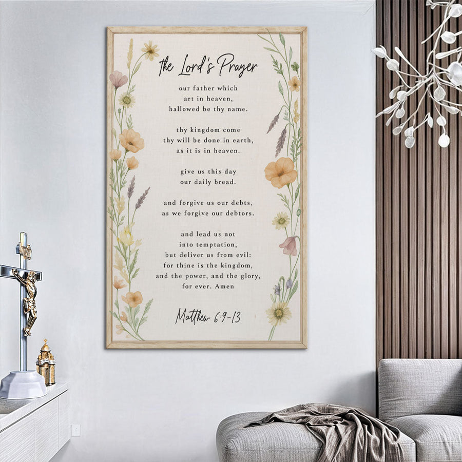 The Lord's Prayer Faith Sign III
