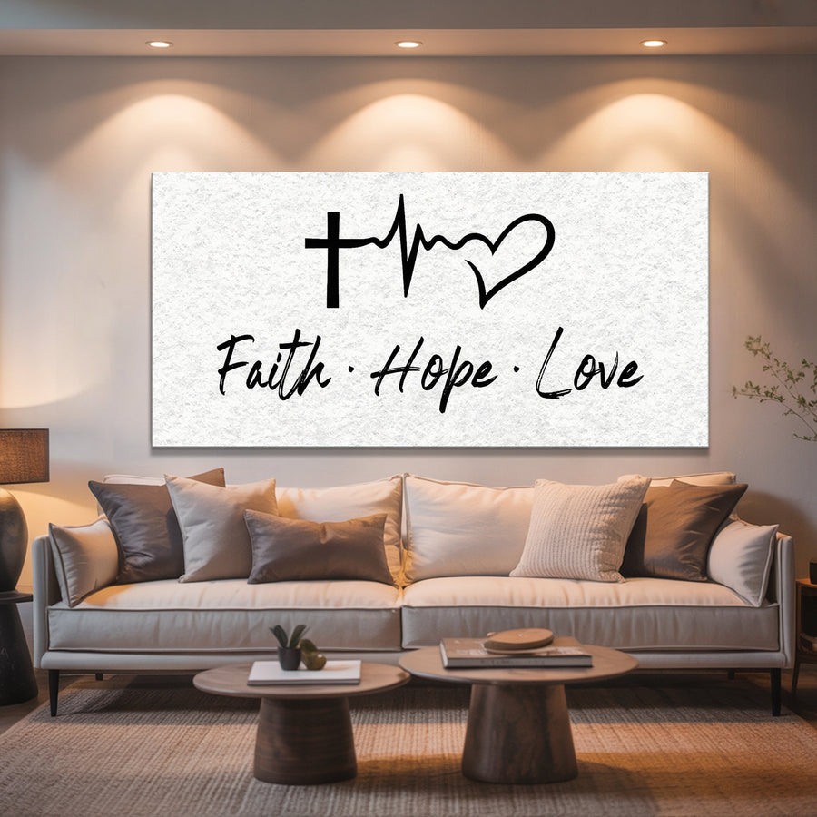 Faith, Hope, Love Faith Wall Art II