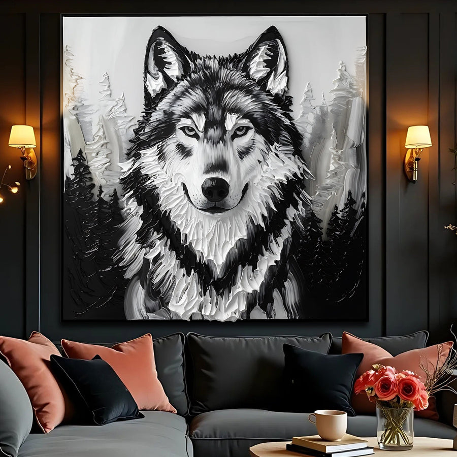 Wolf Wall Art IV