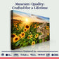 Sunflower Field Family Names Sign